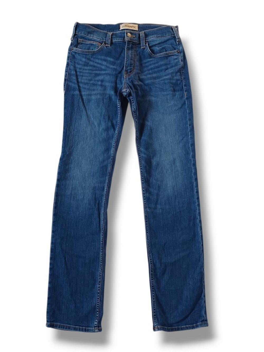 Silver Jeans Authentic Mens The Slim Stretch Dark Wash 30x34 W30 Actual 32x33